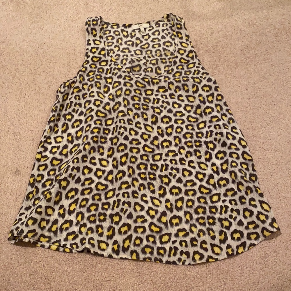 Joie Cheetah Print Tank Top